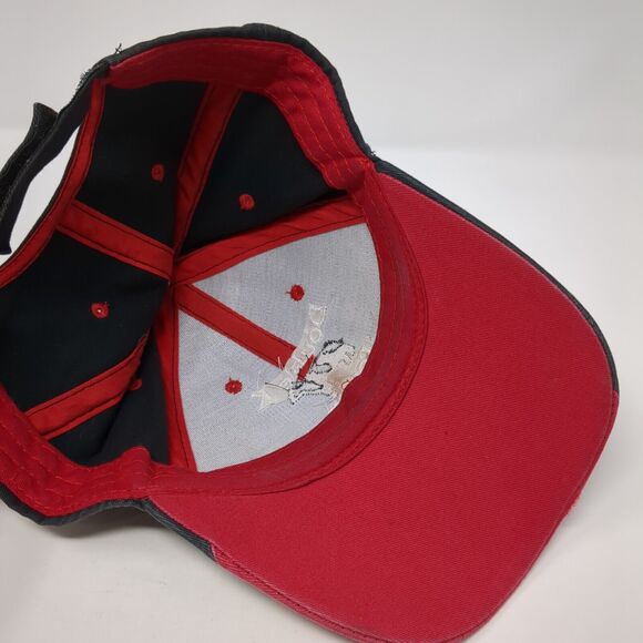 Double K Testing Strapback Hat Black One Size Adjustable Embroidered 6 Panel - Picture 6 of 7